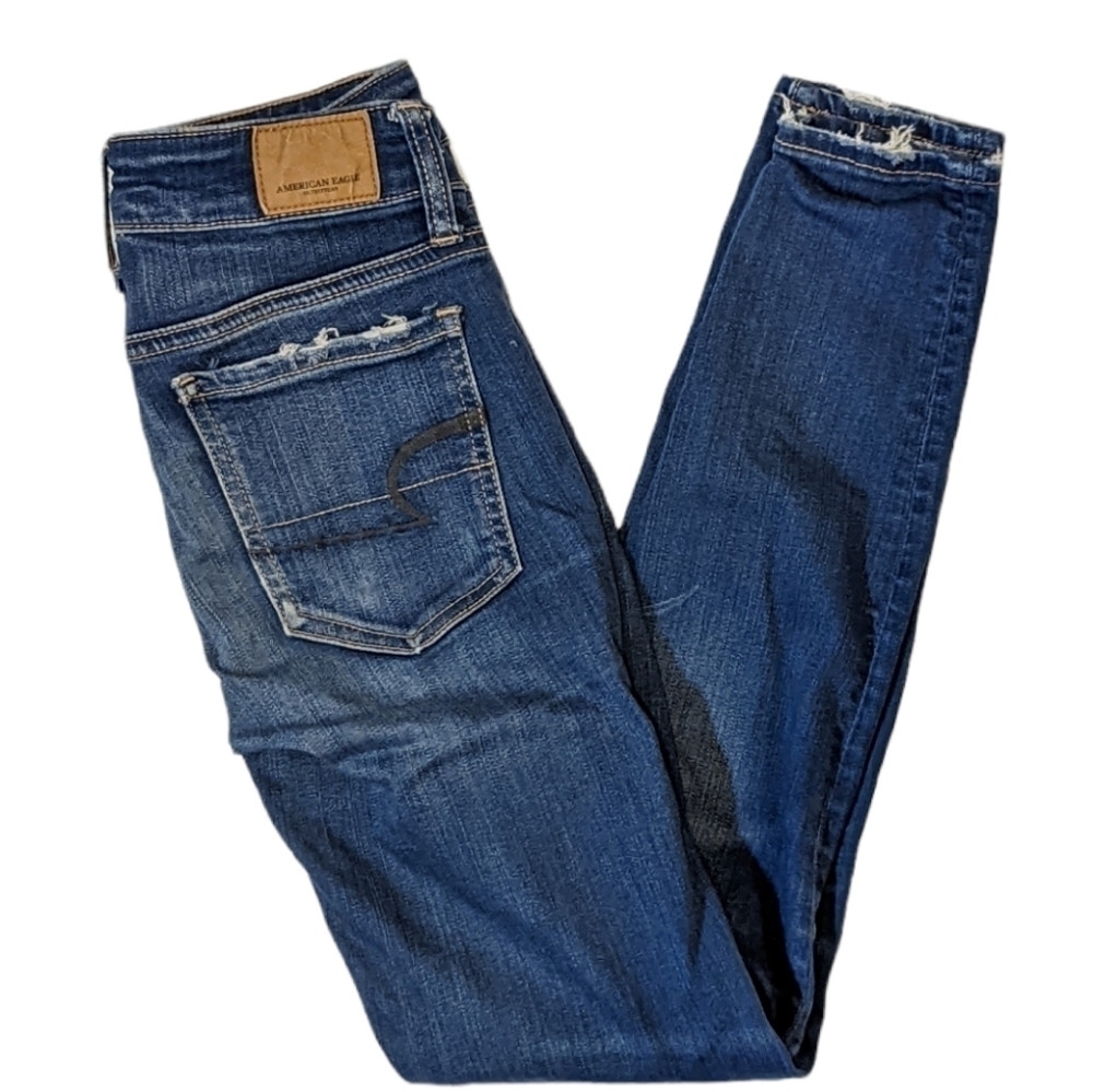 American Eagle Blue jegging size 00 Short